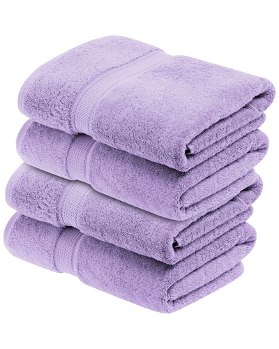 Superior Set Of 4 Egyptian Cotton Plush Heavyweight Absorbent Luxury Soft Bath  Towels