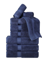 Superior Egyptian Cotton 9pc Plush Heavyweight Absorbent Luxury Soft Towel Set