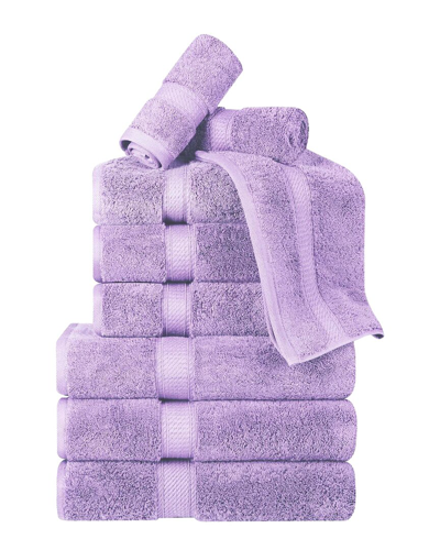 Superior Egyptian Cotton 9pc Plush Heavyweight Absorbent Luxury Soft Towel Set