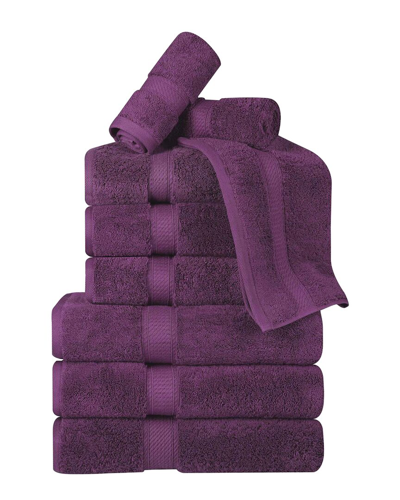 Superior Egyptian Cotton 9pc Plush Heavyweight Absorbent Luxury Soft Towel Set