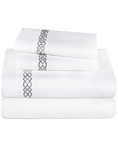Superior 1000tc Egyptian Cotton Embroidered Bed Sheet Set