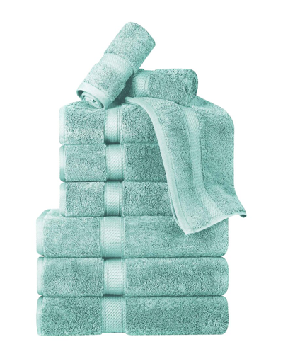 Superior Egyptian Cotton 9pc Plush Heavyweight Absorbent Luxury Soft Towel Set