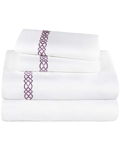 Superior 1000tc Egyptian Cotton Embroidered Bed Sheet Set