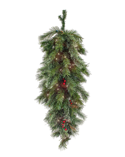 National Tree Company 36in Glistening Pine Teardrop In Green
