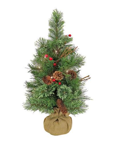 National Tree Company 24in Glistening Pine Small Tree In Green