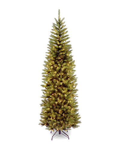 National Tree Company 7ft Powerconnect Kingswood Fir Pencil Tree In Green