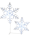 NATIONAL TREE COMPANY NATIONAL TREE COMPANY ICE CRYSTAL SNOWFLAKE WITH MICRO LED LIGHTS