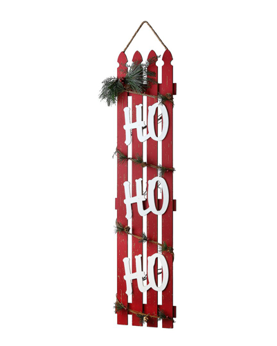 National Tree Company 47in Ho Ho Ho Wall Sign In Red