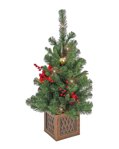 National Tree Company 36in Christmas Vienna Waltz Table Top Tree In Green