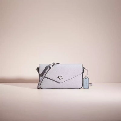 Coach Restored Wyn Crossbody In Silver/grey Blue