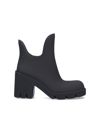 Burberry Marsh Rubber Ankle Rain Booties In Black  