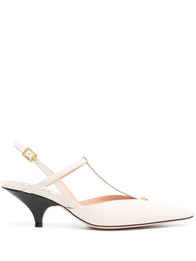 Bally Karline 55mm Pointed-toe Pumps In Neutrals