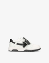 Off-white White Sneakers For Kids With Iconic Arrow In White/blk
