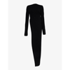 Rick Owens Long Drape Top In Black