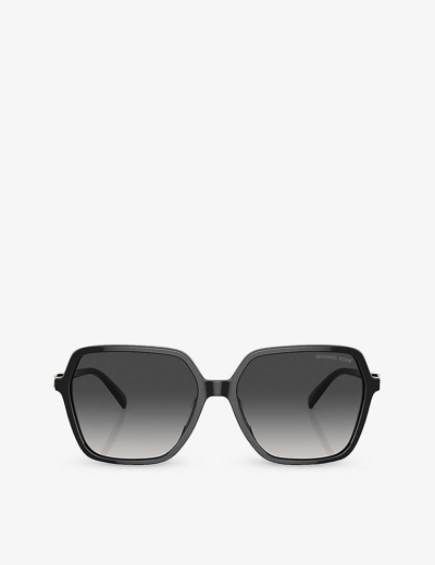 Michael Kors Womens Black Mk2196u Jasper Square-frame Acetate Sunglasses