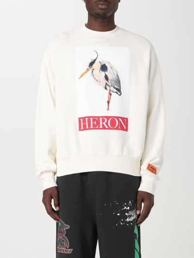 Heron Preston Heron Bird Painted In White