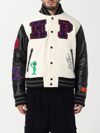 Heron Preston Preston Multi-patch Varsity Jacket In White