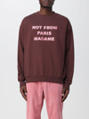 Drôle De Monsieur Sweatshirt Drole De Monsieur Men In Brown