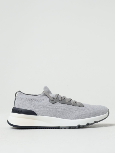 Brunello Cucinelli Trainers  Men In Grey