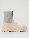 Brunello Cucinelli Flat Ankle Boots  Woman In Ivory