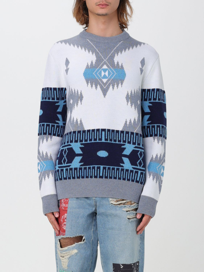 Alanui Icon Jacquard Geometric-pattern Sweater In Multi