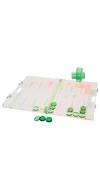 Sunnylife Ombre Lucite Backgammon In White