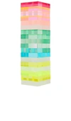 Sunnylife Ombre Lucite Jumbling Tower In Red