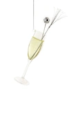 Cody Foster & Co Pop, Fizz, Clink! Ornament In Yellow