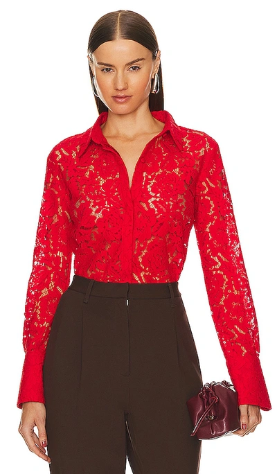 Generation Love Trisha Blouse In Red