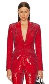 Michael Costello X Revolve Harlow Blazer In Red