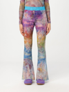 Andersson Bell Multicoloured Trousers With Lace In Multicolor
