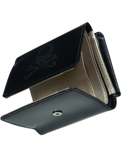 Mastermind Japan Black Leather Wallet