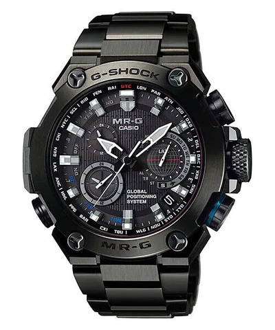 Pre-owned Casio G-shock Mr-g Analog Watch Mrgg1000b-1a In Box With Tags