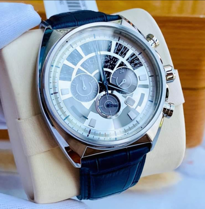 Pre-owned Citizen Star Wars Millennium Falcon Ca4281-00w Men's Watch Leather Band