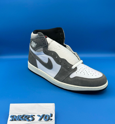 Pre-owned Jordan 1 Retro High Og Washed Black (dz5485-051) Size 11 In Gray