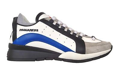 Pre-owned Dsquared2 Men's Shoes M2069 Original Legendary White-blue Sneakers