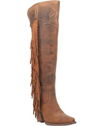 Pre-owned Dingo Women's Sky High Leather Boot Brown