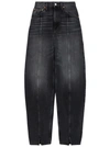 Re/done Tailored Jean Ultra High Rise Jeans In Black