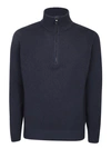 DELL'OGLIO WOOL-BLEND HIGH NECK PULLOVER