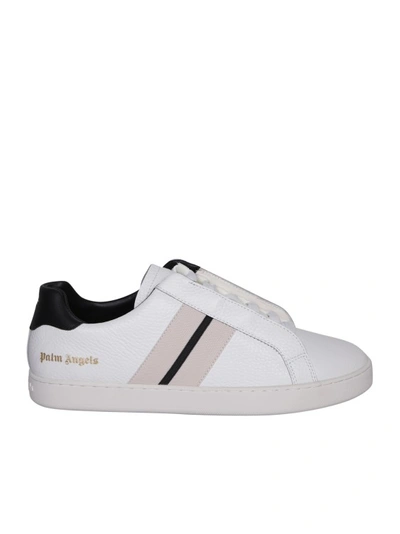 Palm Angels White Embossed Sneakers