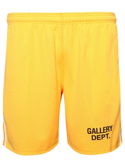 Gallery Dept. Venice Court Basketball Shorts In Yellow