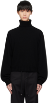 TAKAHIROMIYASHITA THE SOLOIST BLACK CROPPED TURTLENECK