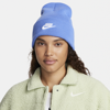 Nike Peak Tall Cuff Beanie Hat In Blue