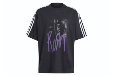 Pre-owned Adidas Originals Adidas X Korn Graphic Tee Carbon