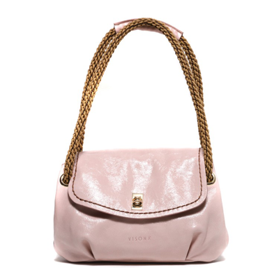 Plinio Visona' Pink Naplak Shoulder Bag