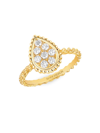 BOUCHERON WOMEN'S SERPENT BOHÈME 18K YELLOW GOLD & DIAMOND SMALL RING