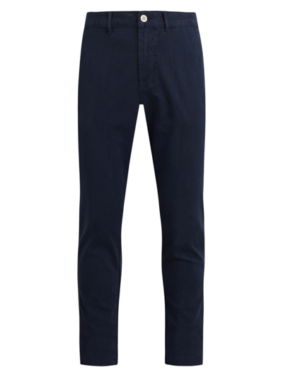 Hudson Jeans Slim Straight Leg Chinos In Blue