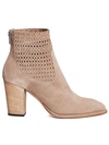 PANTANETTI BEIGE SUEDE ANKLE BOOT