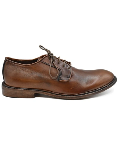 Ernesto Dolani Rich Brown Leather Flat Shoes