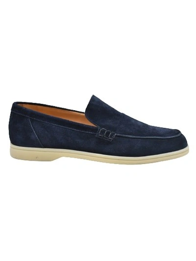 Mille885 Blue Flat Shoes